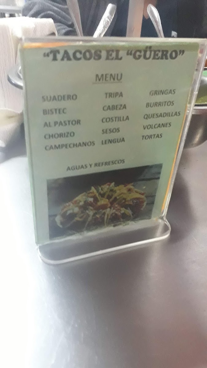 Tacos Y Tortas El Güero Menu - Image 3